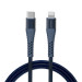 4smarts MFI PremiumCord USB-C to Lightning Cable XXL - USB-C кабел към Lightning за Apple устройства (300 см) (син) 1