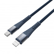 4smarts MFI PremiumCord USB-C to Lightning Cable XXL 3m (navy) 2