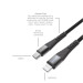 4smarts MFI PremiumCord USB-C to Lightning Cable XS - USB-C кабел към Lightning за Apple устройства (25 см) (черен) 7