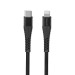 4smarts MFI PremiumCord USB-C to Lightning Cable XS - USB-C кабел към Lightning за Apple устройства (25 см) (черен) 2