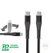 4smarts PremiumCord USB-C to USB-C Cable XS 60W - USB-C към USB-C кабел за устройства с USB-C порт (25 см) (черен) 2