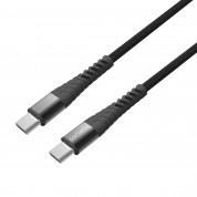 4smarts PremiumCord USB-C to USB-C Cable XS 60W - USB-C към USB-C кабел за устройства с USB-C порт (25 см) (черен) 2