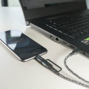 4smarts ComboCord CL USB-C to USB-C and Lightning Cable - качествен многофункционален кабел USB-C към USB-C или Lightning (150 см) (черен) 3