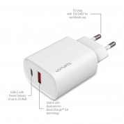4smarts Wall Charger VoltPlug Adaptive 25W with PD, Quick Charge and AFC (white) 1
