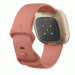 Fitbit Versa 3 - умен фитнес часовник с GPS, известия и следене на дневната и нощна активност на организма за iOS и Android (розов-златист) 2