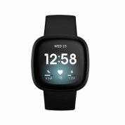 Fitbit Versa 3 - умен фитнес часовник с GPS, известия и следене на дневната и нощна активност на организма за iOS и Android (черен) 1