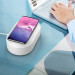 Mobile Phone Wireless Charging UV Sterilizing Box - поставка за безжично зареждане и UV стерилизатор за мобилни устройства (бял)  6