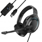 Baseus Gamo D05 Gaming Headset (NGD05-01) - геймърски слушалки с микрофон и управление на звука (черен) 1