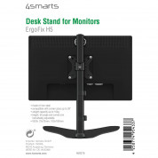 4smarts Desk Holder ErgoFix H5 Vesa 75x75 100x100 - стойка с рамо за телевизори и монитори с диагонал до 30 инча (черен)  7