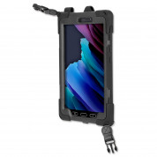 4smarts Rugged Tablet Case Grip - удароустойчив калъф с лента за врата за Samsung Galaxy Tab Active 3 (черен) 1