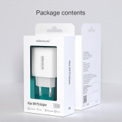 Nillkin Bijou 18W PD USB Travel Charger - захранване за ел. мрежа с USB-C изход с технология за бързо зареждане (бял) 3