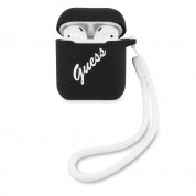 Guess Airpods Vintage Silicone Case (black)