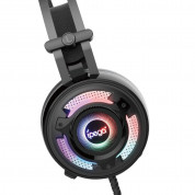 iPega PG-R008 LED Gaming Headset - RGB гейминг слушалки с микрофон с USB и 3.5mm жак (черен) 2
