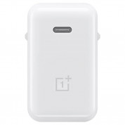 OnePlus Warp Charge 65W Power Adapter - захранване за ел. мрежа за лаптопи, смартфони и таблети USB-C изход с технология за бързо зареждане (бял) 2