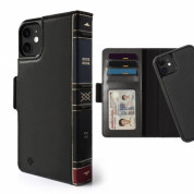 TwelveSouth BookBook v2 Case - луксозен кожен калъф (с кейс) тип портфейл за iPhone 11 (черен)