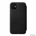 Nomad Folio Leather Rugged Case - кожен (естествена кожа) калъф, тип портфейл за iPhone 11 (черен) 6
