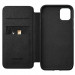 Nomad Folio Leather Rugged Case - кожен (естествена кожа) калъф, тип портфейл за iPhone 11 (черен) 5