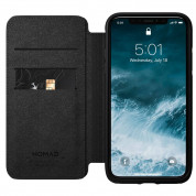 Nomad Folio Leather Rugged Case - кожен (естествена кожа) калъф, тип портфейл за iPhone 11 (кафяв) 3