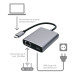 4Smarts USB-C to Ethernet and USB-C Adapter - адаптер USB-C към Ethernet за устройства с USB-C порт (черен) 1