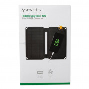 4smarts Foldable Solar Panel 10W USB-A Port - сгъваем соларен панел, зареждащ вашето устройство директно от слънцето 10