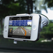 Just Mobile Xtand Go - поставка за кола за iPhone 5, iPhone 5S, iPhone SE, iPhone 5C (бяла) 3