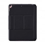 4smarts Keyboard Case Solid QWERTY with Trackpad and Pen Holder - кожен калъф с клавиатура, тъчпад и поставка за Apple Pencil за iPad 9 (2021), iPad 8 (2020), iPad 7 (2019) (сив) 4