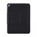 4smarts Keyboard Case Solid QWERTY with Trackpad and Pen Holder - кожен калъф с клавиатура, тъчпад и поставка за Apple Pencil за iPad 9 (2021), iPad 8 (2020), iPad 7 (2019) (сив) 5