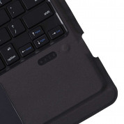 4smarts Keyboard Case Solid QWERTY with Trackpad and Pen Holder - кожен калъф с клавиатура, тъчпад и поставка за Apple Pencil за iPad 9 (2021), iPad 8 (2020), iPad 7 (2019) (сив) 11