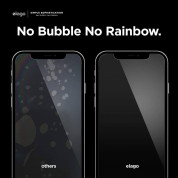 Elago Tempered Glass - калено стъклено защитно покритие за дисплея на iPhone 12 Pro Max (прозрачен) 4