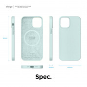 Elago MagSafe Soft Silicone Case for iPhone 12 mini (mint) 6