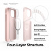 Elago MagSafe Soft Silicone Case - силиконов (TPU) калъф с вграден магнитен конектор (MagSafe) за iPhone 12 mini (розов) 3