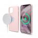 Elago MagSafe Soft Silicone Case - силиконов (TPU) калъф с вграден магнитен конектор (MagSafe) за iPhone 12 mini (розов) 1