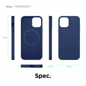 Elago MagSafe Soft Silicone Case for iPhone 12 mini (jean indigo) 7