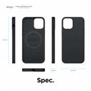 Elago MagSafe Soft Silicone Case for iPhone 12 mini (black) 7