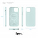 Elago MagSafe Soft Silicone Case - силиконов (TPU) калъф с вграден магнитен конектор (MagSafe) за iPhone 12, iPhone 12 Pro (зелен) 8