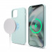 Elago MagSafe Soft Silicone Case - силиконов (TPU) калъф с вграден магнитен конектор (MagSafe) за iPhone 12, iPhone 12 Pro (зелен) 1