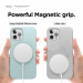 Elago MagSafe Soft Silicone Case - силиконов (TPU) калъф с вграден магнитен конектор (MagSafe) за iPhone 12 Pro Max (зелен) 4