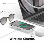 Elago MagSafe Soft Silicone Case for iPhone 12 Pro Max (white) 6