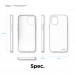 Elago Clear Silicone Case - силиконов (TPU) калъф за iPhone 12 mini (прозрачен) 8
