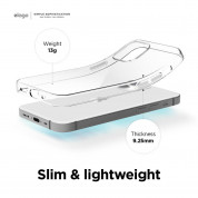 Elago Clear Silicone Case - силиконов (TPU) калъф за iPhone 12 mini (прозрачен) 4