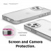 Elago Clear Silicone Case - силиконов (TPU) калъф за iPhone 12 Pro Max (прозрачен) 5