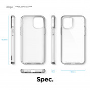 Elago Clear Silicone Case - силиконов (TPU) калъф за iPhone 12 Pro Max (прозрачен) 7