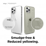 Elago Clear Silicone Case - силиконов (TPU) калъф за iPhone 12 Pro Max (прозрачен) 5