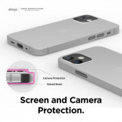 Elago Inner Core Case - тънък полипропиленов кейс (0.5 mm) за iPhone 12 mini (прозрачен-мат) 4