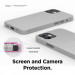 Elago Inner Core Case - тънък полипропиленов кейс (0.5 mm) за iPhone 12 mini (прозрачен-мат) 5