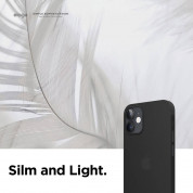 Elago Inner Core Case - тънък полипропиленов кейс (0.5 mm) за iPhone 12 mini (черен) 2