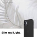 Elago Inner Core Case - тънък полипропиленов кейс (0.5 mm) за iPhone 12 mini (черен) 3