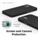 Elago Inner Core Case - тънък полипропиленов кейс (0.5 mm) за iPhone 12 mini (черен) 5