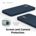 Elago Inner Core Case - тънък полипропиленов кейс (0.5 mm) за iPhone 12 mini (син) 5