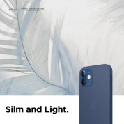 Elago Inner Core Case - тънък полипропиленов кейс (0.5 mm) за iPhone 12 mini (син) 2